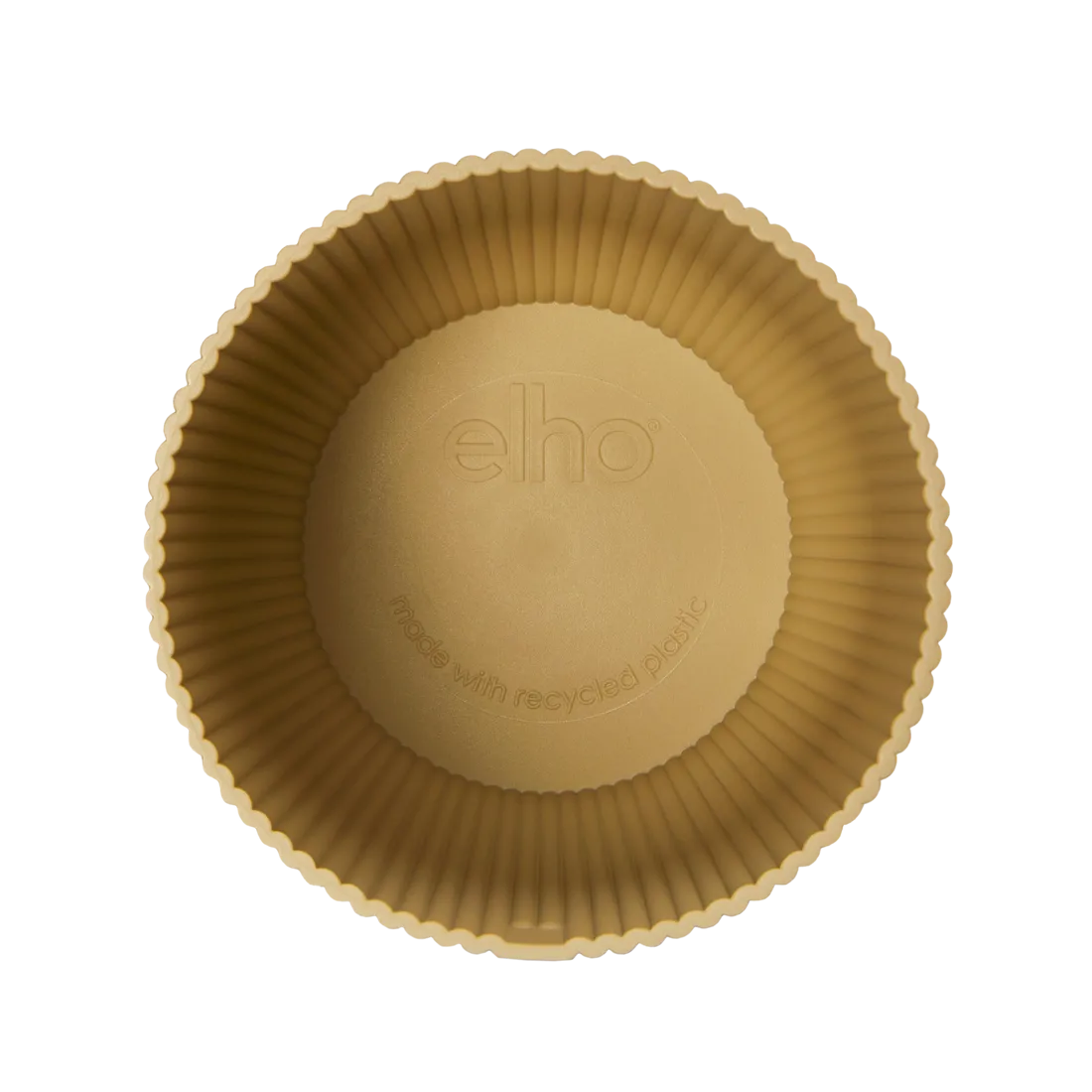 Elho Vibes Fold Rond cache-pot blanc soie 14 cm recyclé