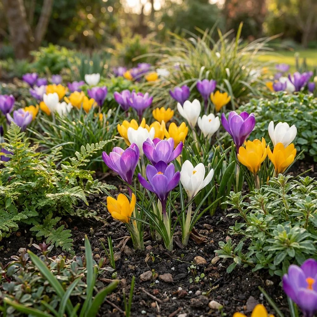 Plant and Stories Crocus botaniques bulbes calibre 5/6 lot 50