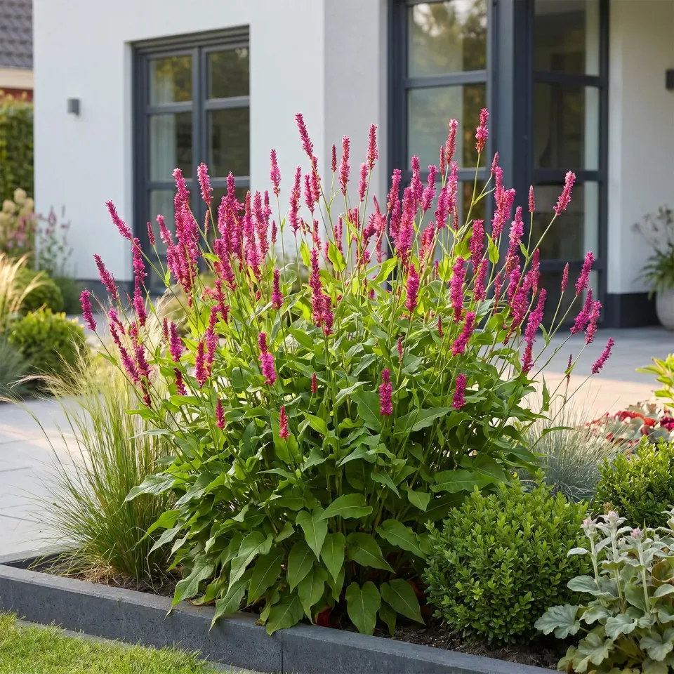 Plant and Stories Renouée Persicaria amplexicaulis vivace pot 11cm rouge