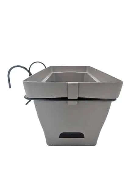 Réconciliation Végétale Jardinière Support jardinière 50 cm taupe