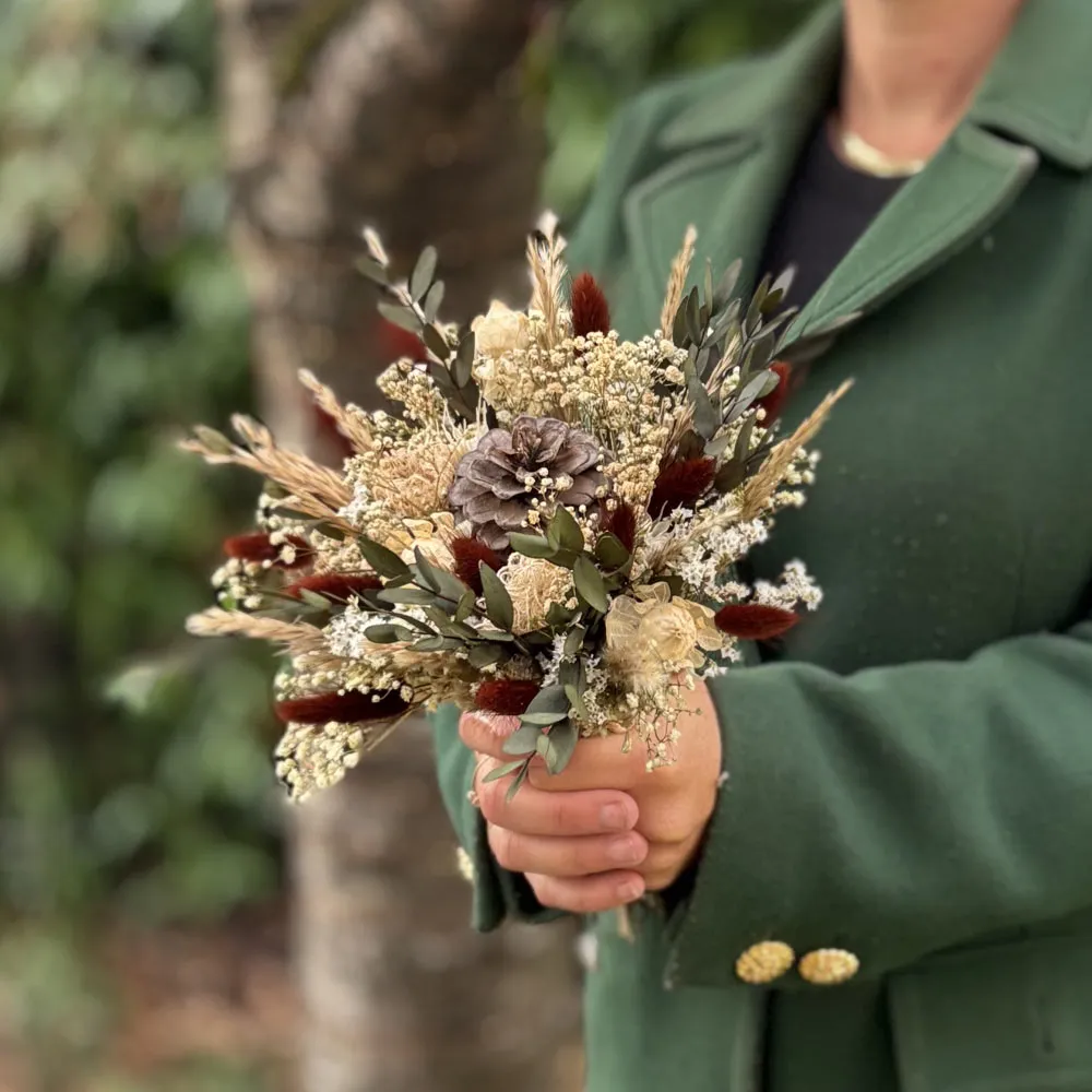 Réconciliation Végétale Pia bouquet fleurs séchées automne