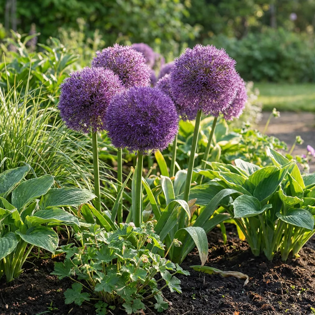 Plant and Stories Allium Pinball Wizard bulbe lot 8 violet