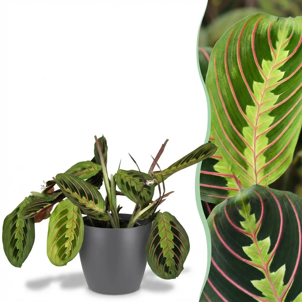 Plant and Stories Maranta Fascinator Tricolour plante 12 cm