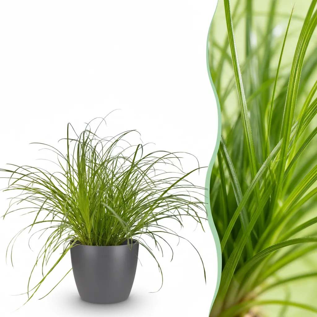 Plant and Stories Cyperus Zumula papyrus pot 12cm 20cm blanc