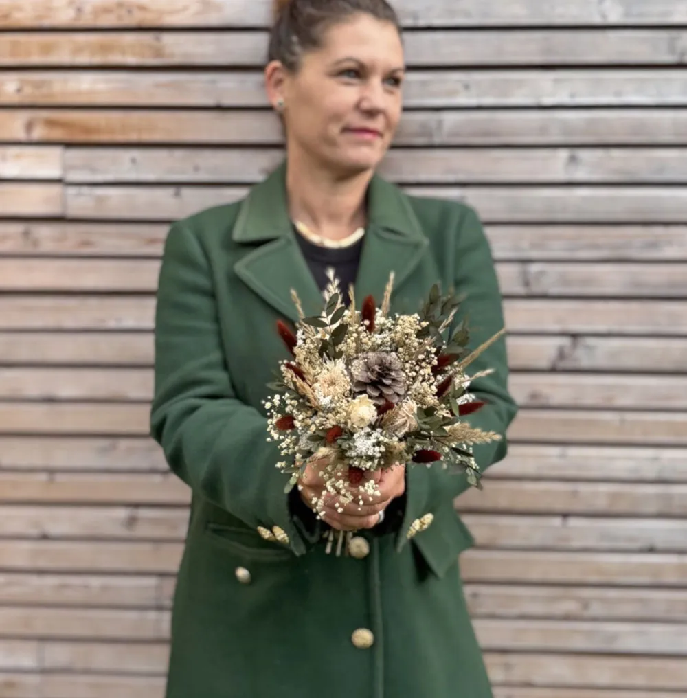Réconciliation Végétale Pia bouquet fleurs séchées automne