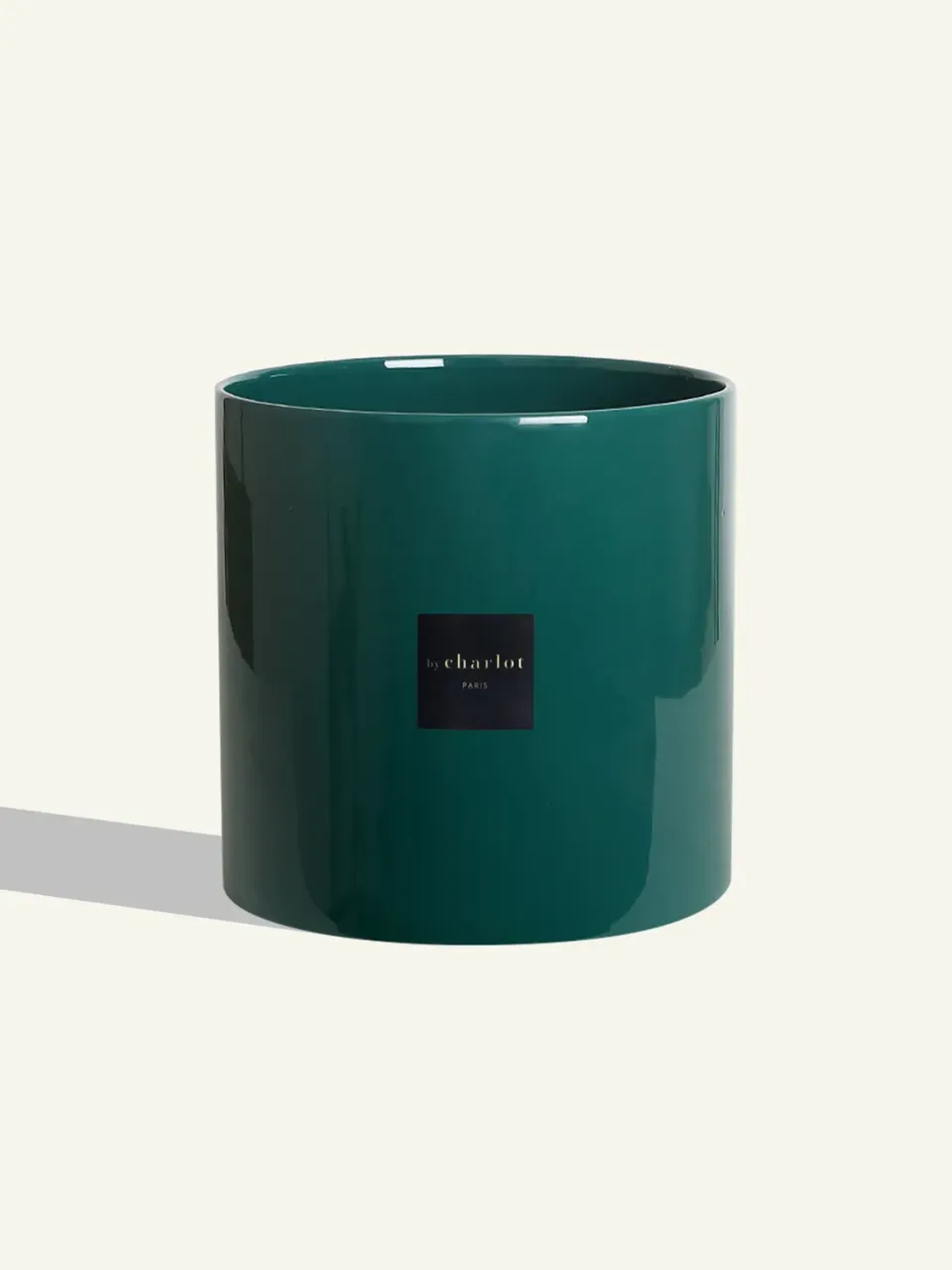 By Charlot cache-pot céramique vert forêt 24 cm XL