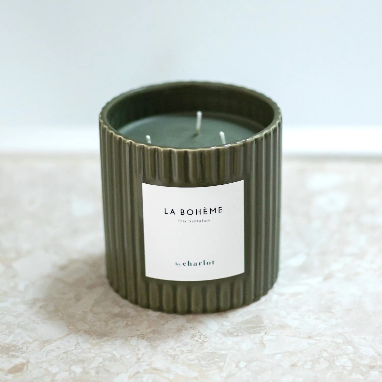 By Charlot La Bohème bougie parfumée 510 g iris santal