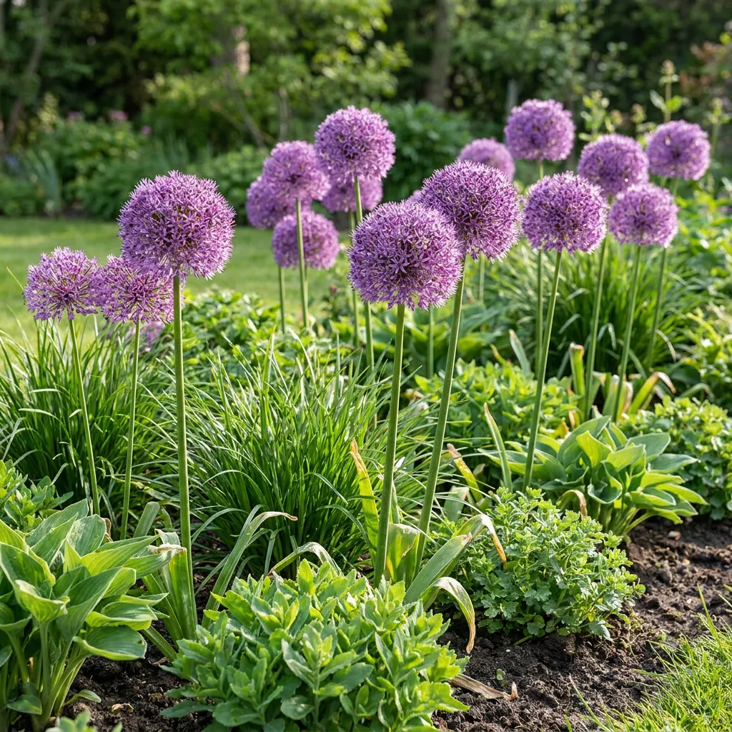 Plant and Stories Allium Gladiator bulbes 8 bulbes violet