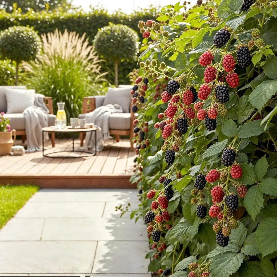 Plant and Stories mûre Thornfree ronce 3 plants sans épines