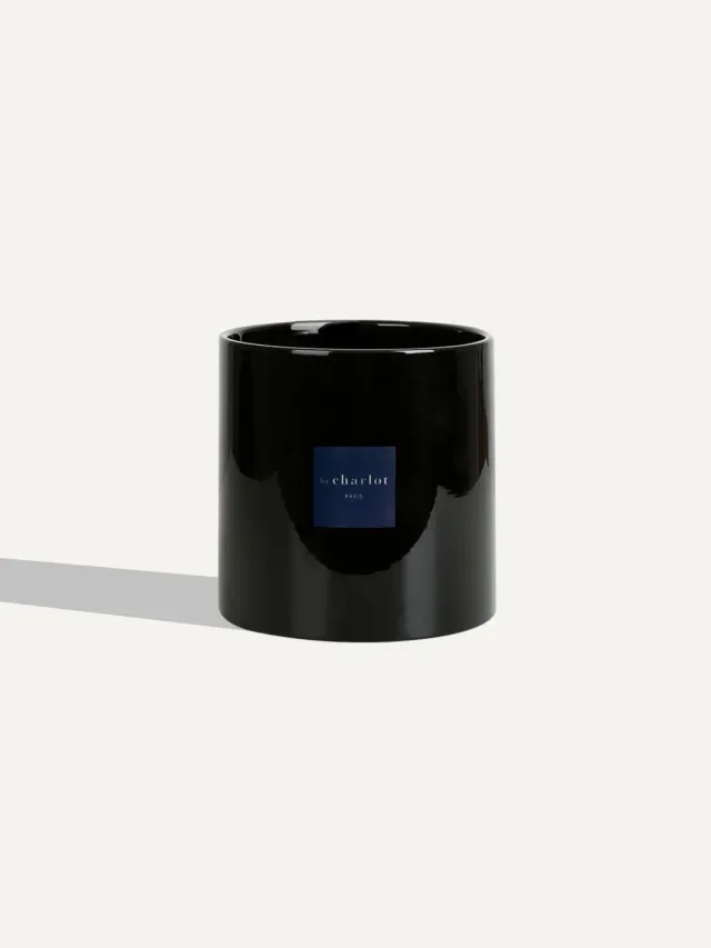 By Charlot céramique noir réglisse cache-pot 18 cm