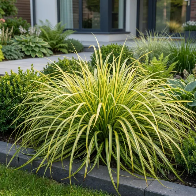 Plant and Stories Carex Evergold graminée pot 11 cm panaché