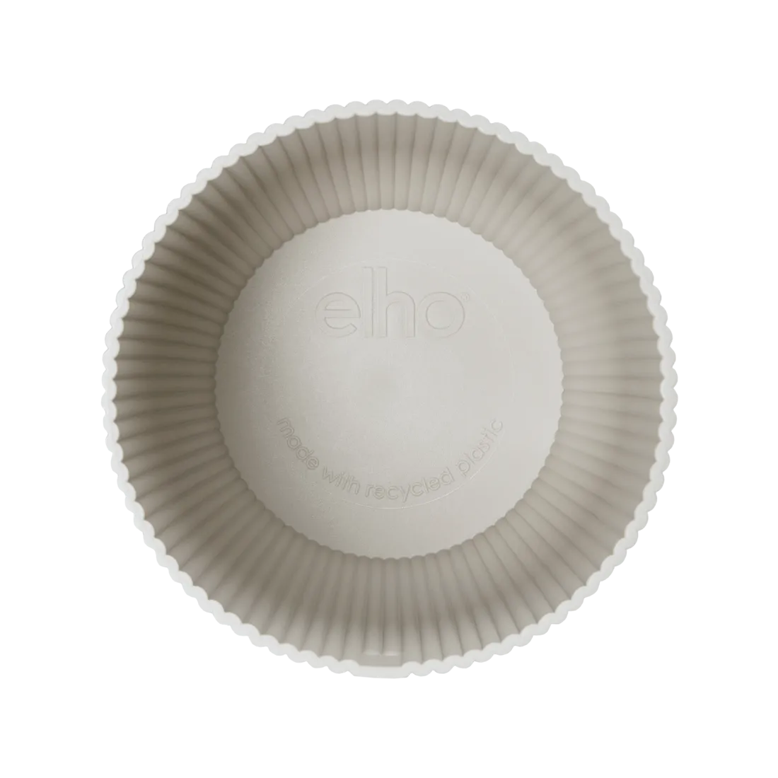 Elho Vibes Fold Rond cache-pot blanc soie 14 cm recyclé