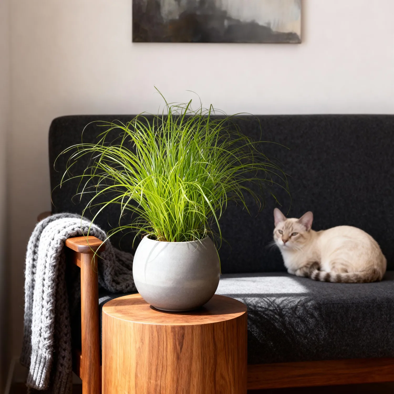 Plant and Stories Cyperus Zumula herbe à chat 12 cm