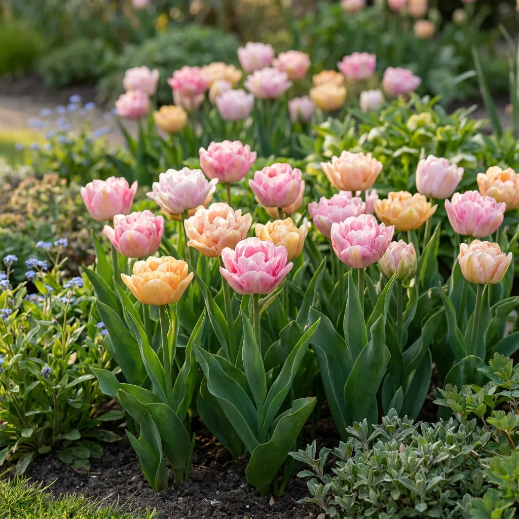 Plant and Stories Peaches & Kisses tulipe bulbes 12 bulbes pêche