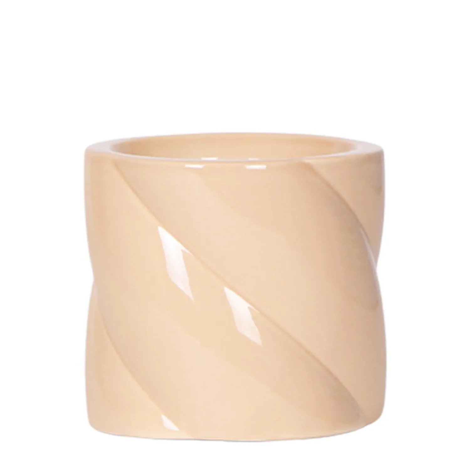 Plant and Stories Candy cache-pot céramique 9 cm pêche pastel