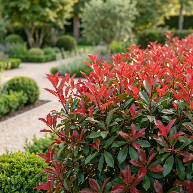 Plant and Stories Carré Rouge photinia haie pot 9 cm 25 cm