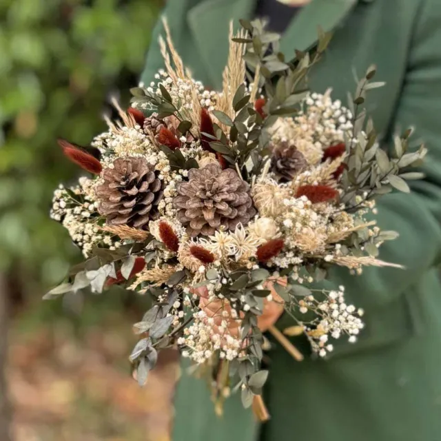 Réconciliation Végétale Pia bouquet fleurs séchées automne
