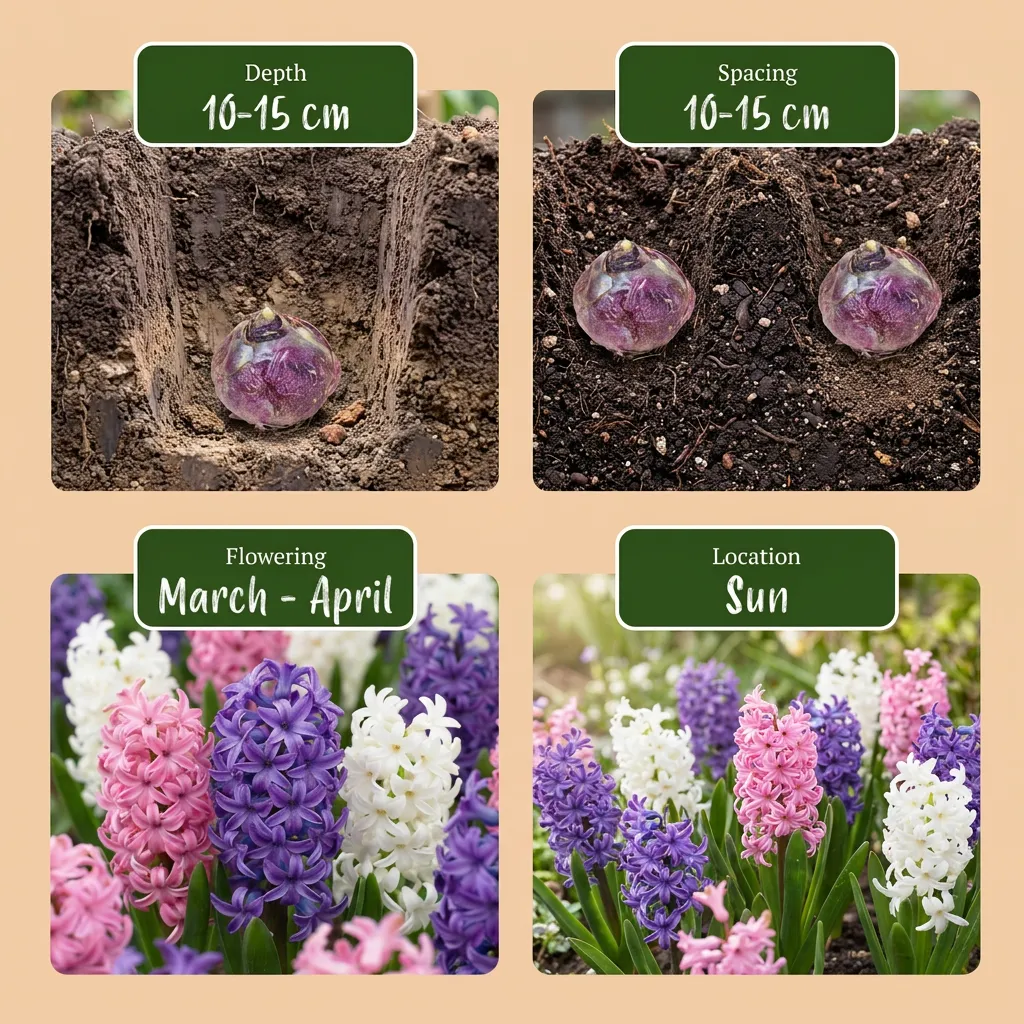 Plant and Stories Pastel jacinthe 20 bulbes mélange parfumé
