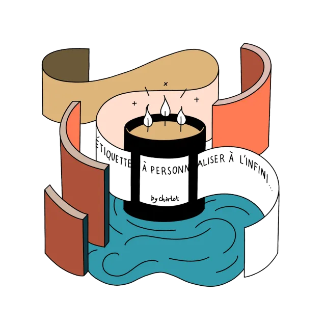 By Charlot Personnalisation M cache-pot céramique classique
