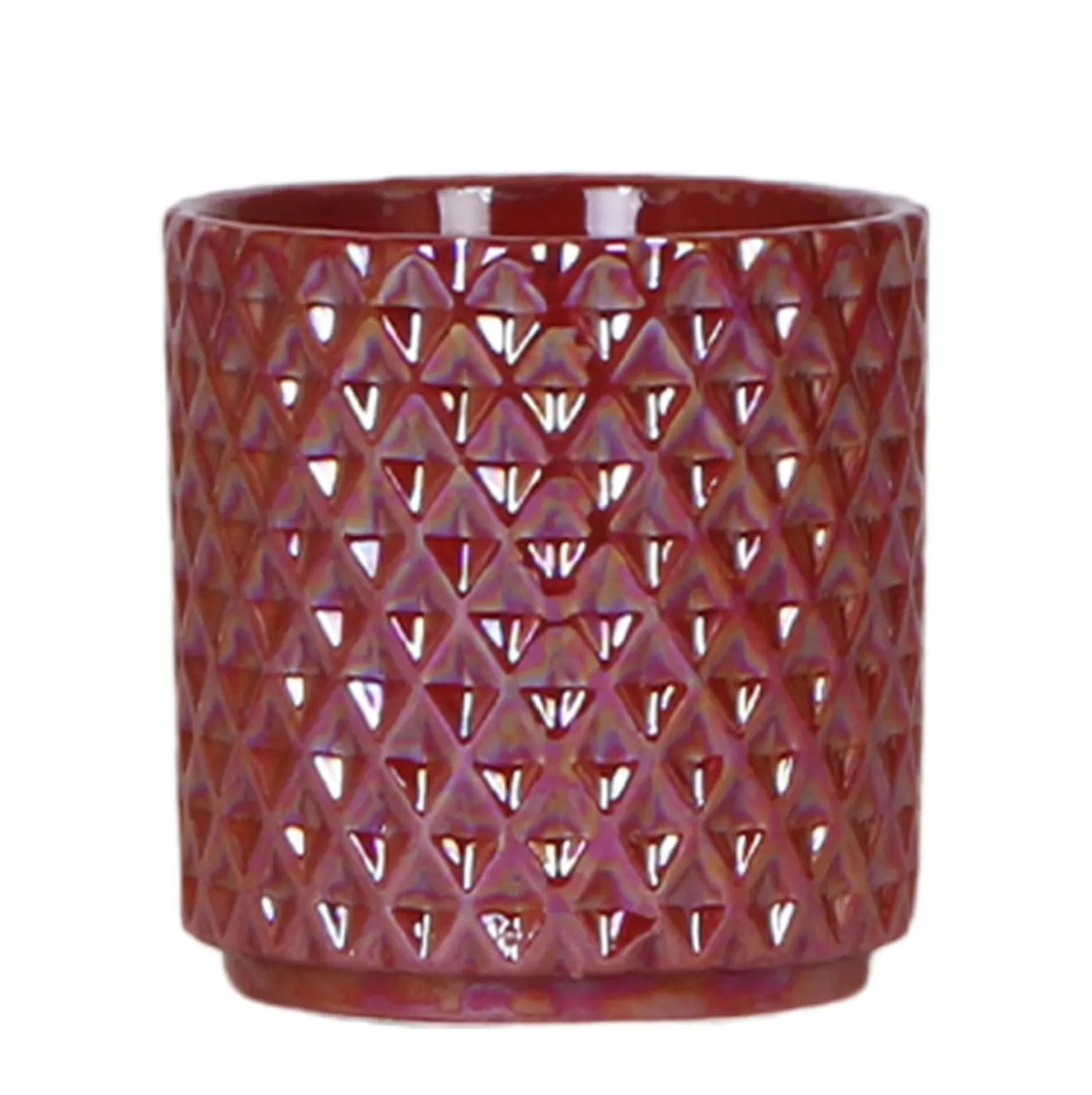 Plant and Stories Diamond Pearl cache-pot céramique 9 cm sable