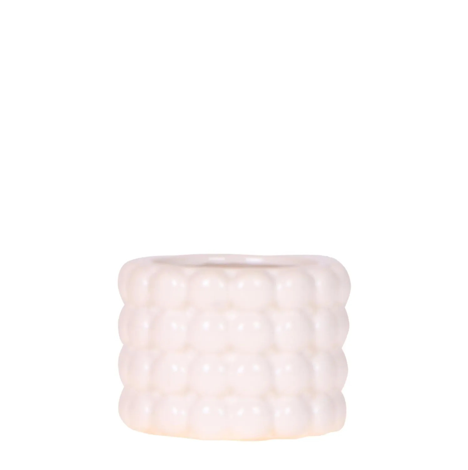 Plant and Stories Poppy cache-pot céramique 6 cm blanc