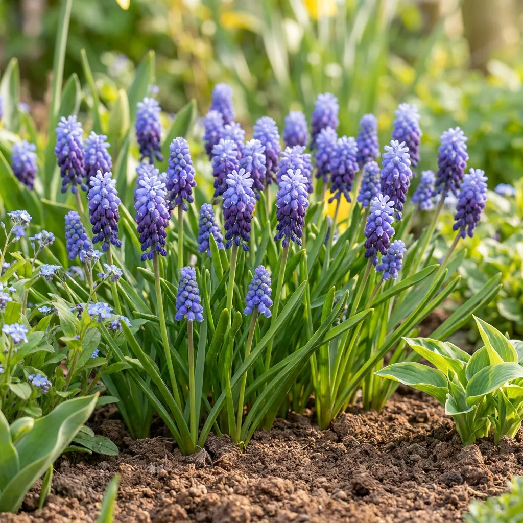 PLANT AND STORIES Muscari à larges feuilles bulbes 50 bulbes bleu intense