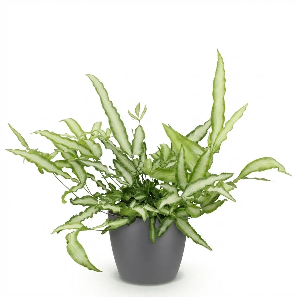 Plant and Stories Pteris Cretica Albolineata fougère pot 12cm 20-30cm