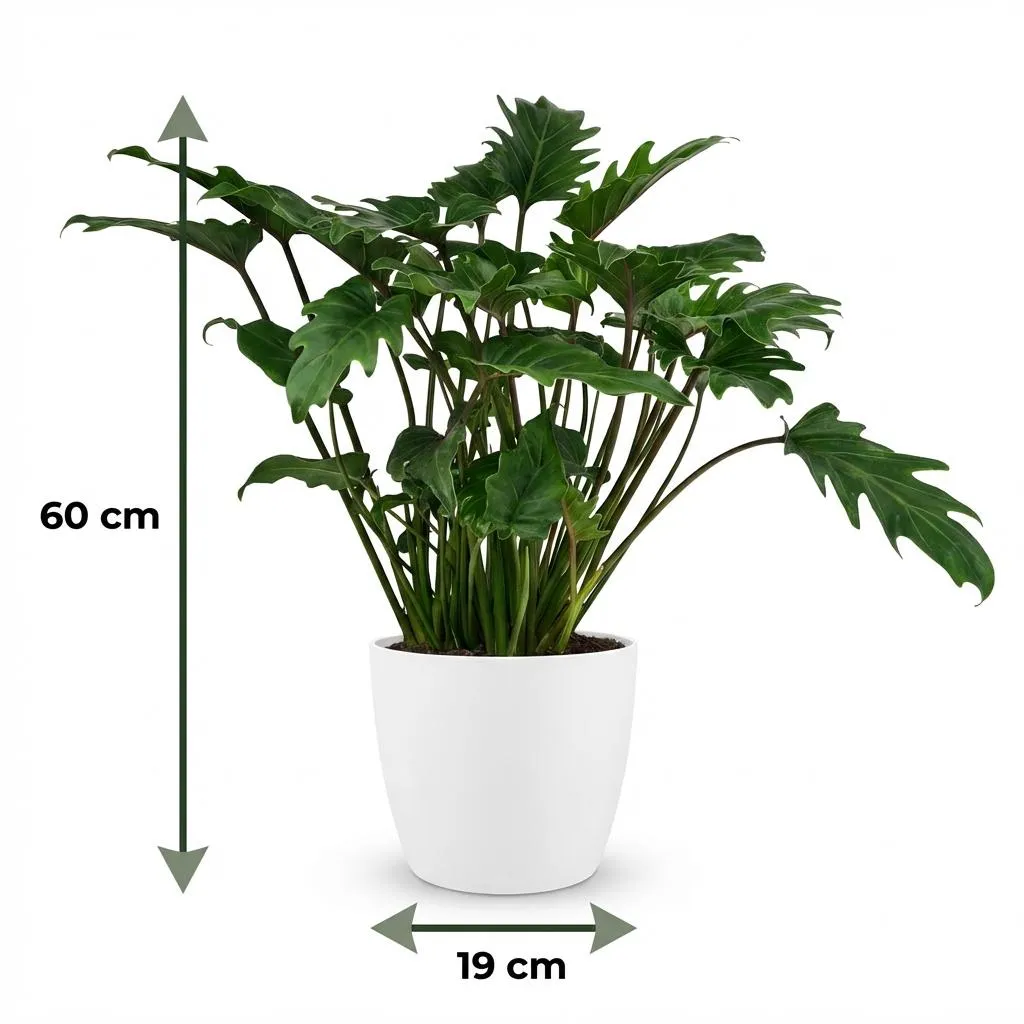 Plant and Stories Philodendron Xanadu plante d'intérieur 60 cm pot 19 cm