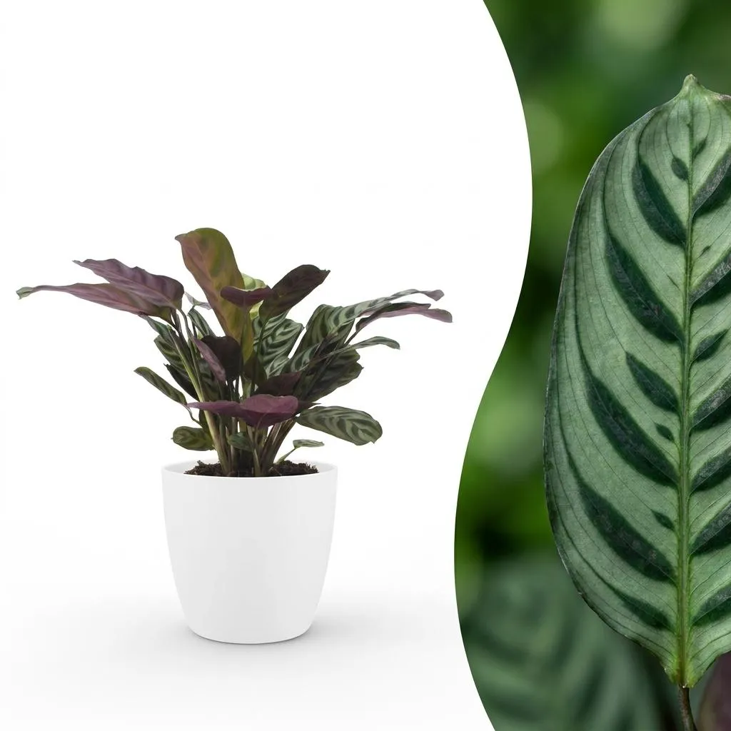 Plant and Stories Ctenanthe Burle Marxii plante prière pot 12 cm