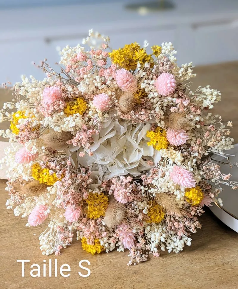 Réconciliation Végétale mariage bouquet boutonnière séchées