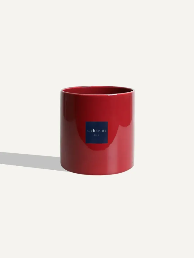By Charlot Sorbet Cassis cache-pot céramique 18 cm uni