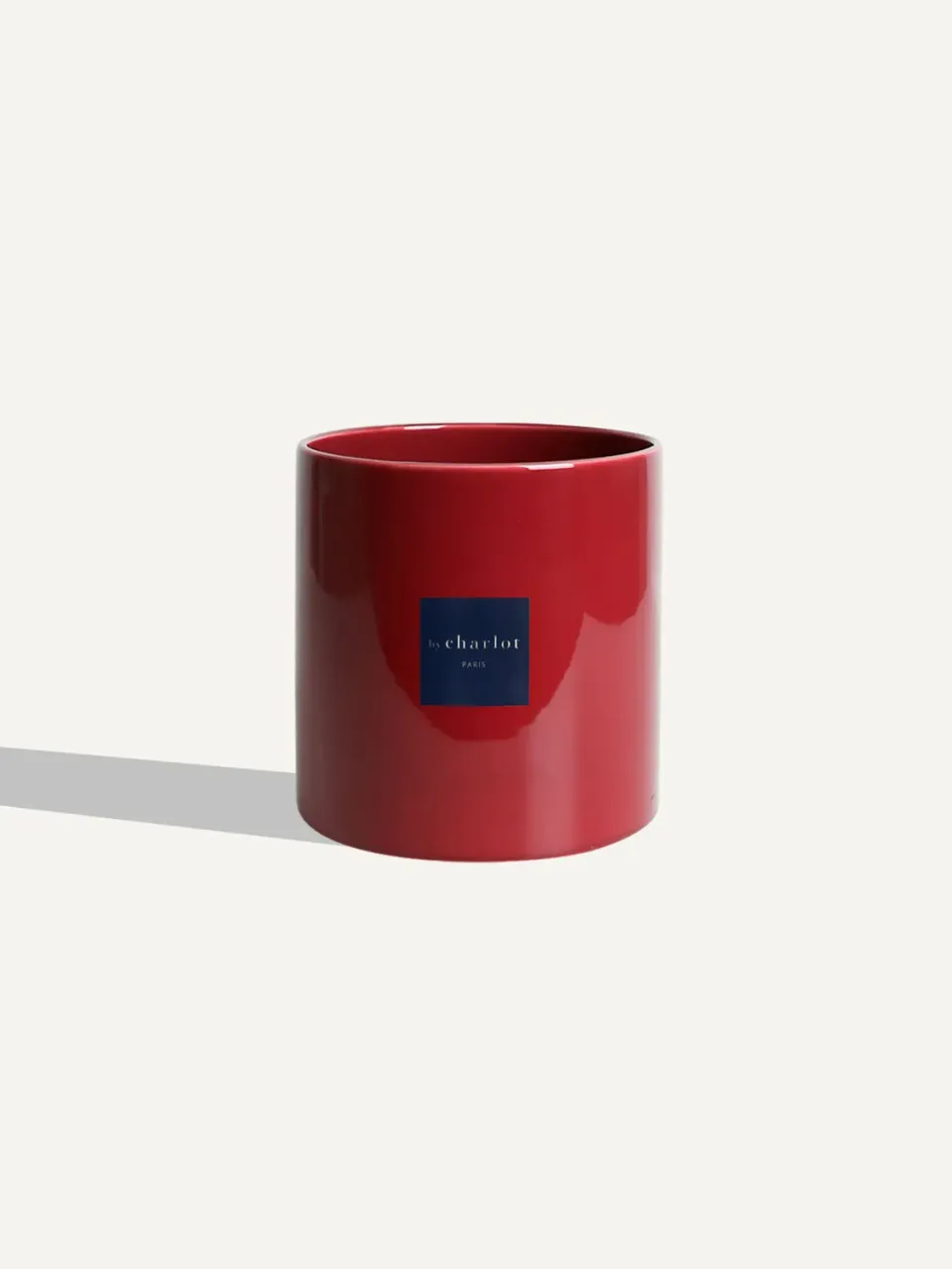 By Charlot Sorbet Cassis cache-pot céramique 18 cm uni