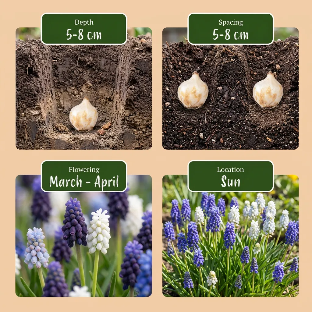 Plant and Stories Mélange Magique muscari bulbes 50 bulbes