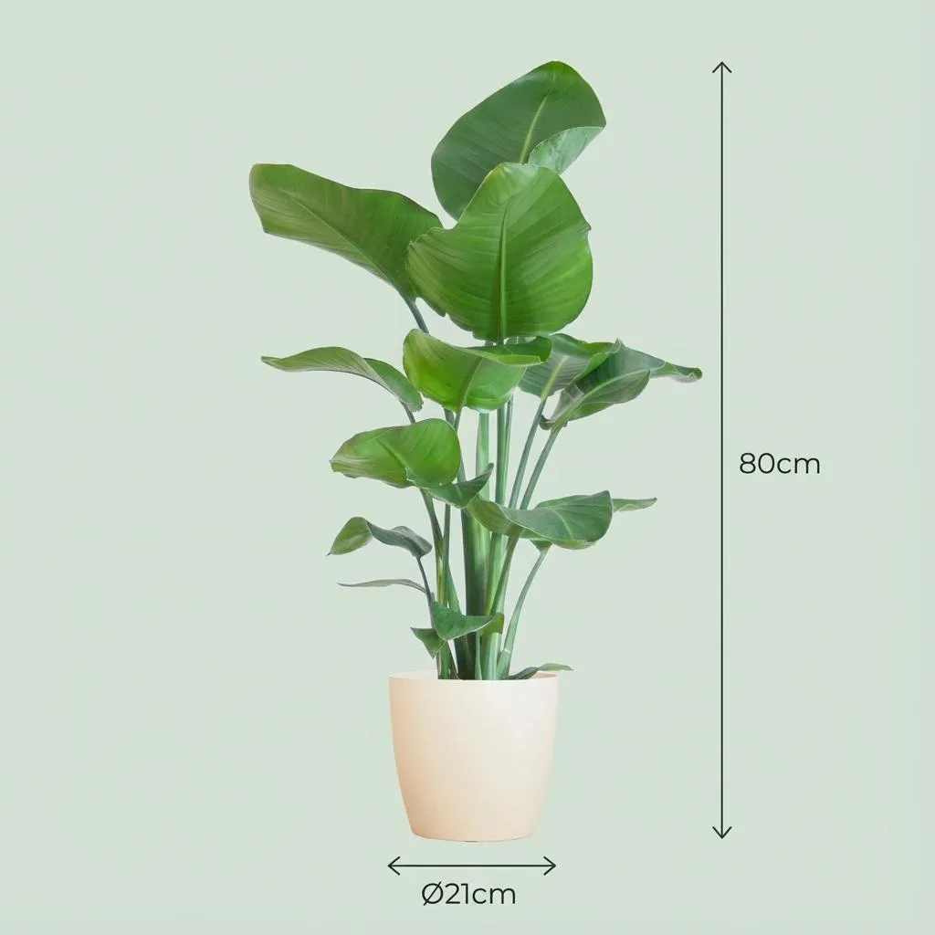 Plant and Stories Nicolai strelitzia plante pot 21 cm 80 cm panier