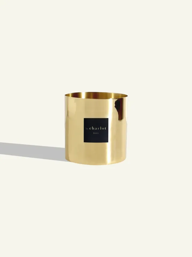 By Charlot Iconiques Or brillant cache-pot laiton 14 cm