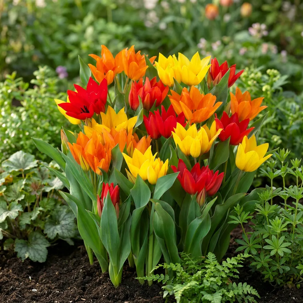Plant and Stories Praestans tulipe bulbes 50 multicolore