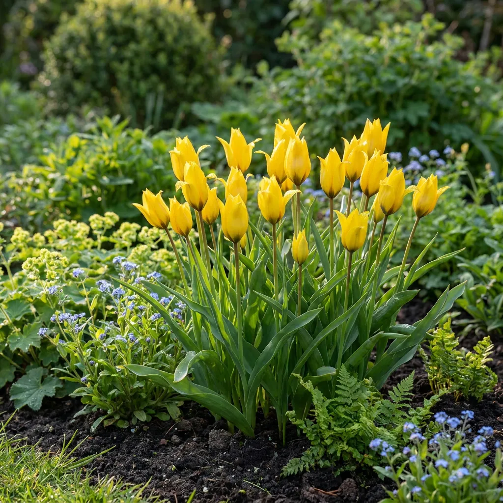 Plant and Stories Tulipe des bois bulbes 40 bulbes jaune naturalisant