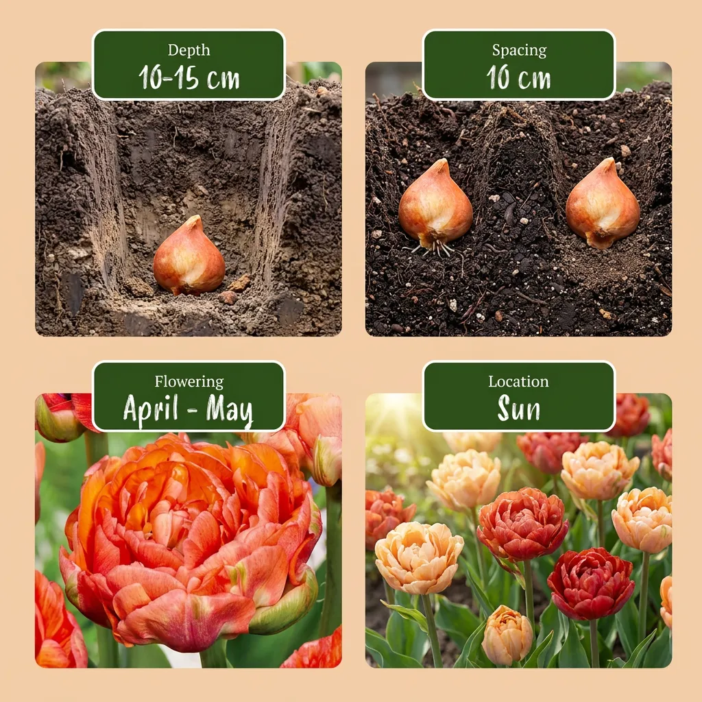 Plant and Stories Tulipe Gudoshnik Double bulbes 24 bulbes double