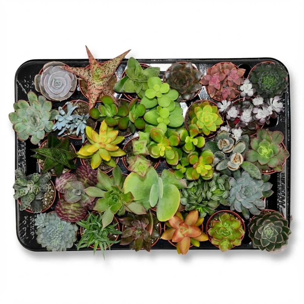 Plant and Stories Mini Succulentes lot 30 mix surprise pot 5 cm