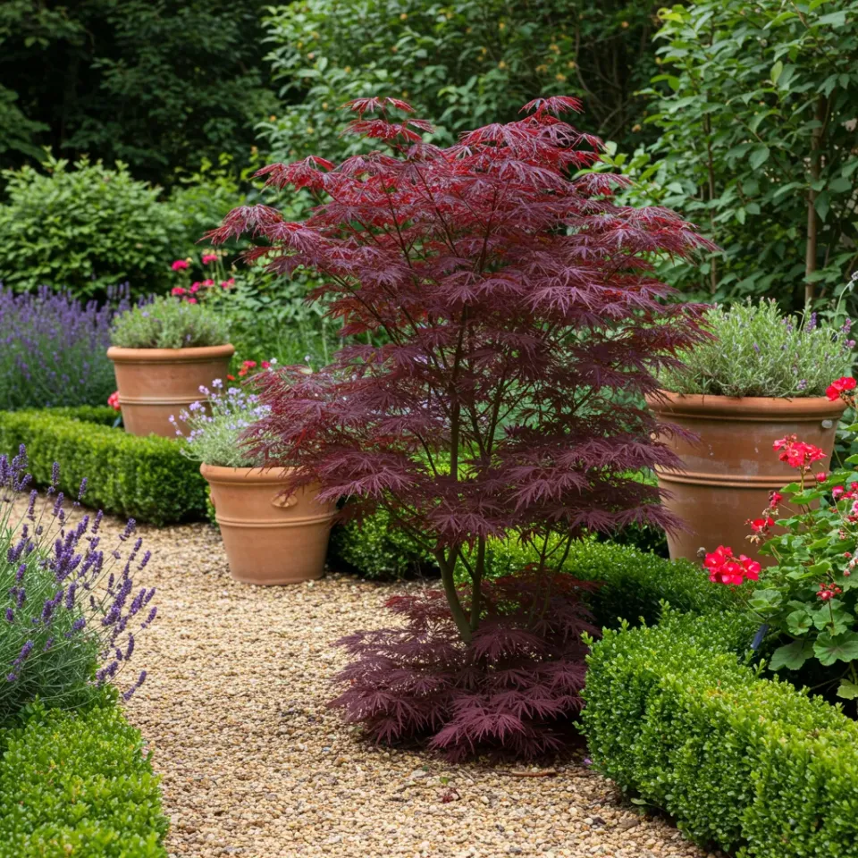 Plant and Stories Bloodgood érable du Japon 70 cm pot 19 cm rouge