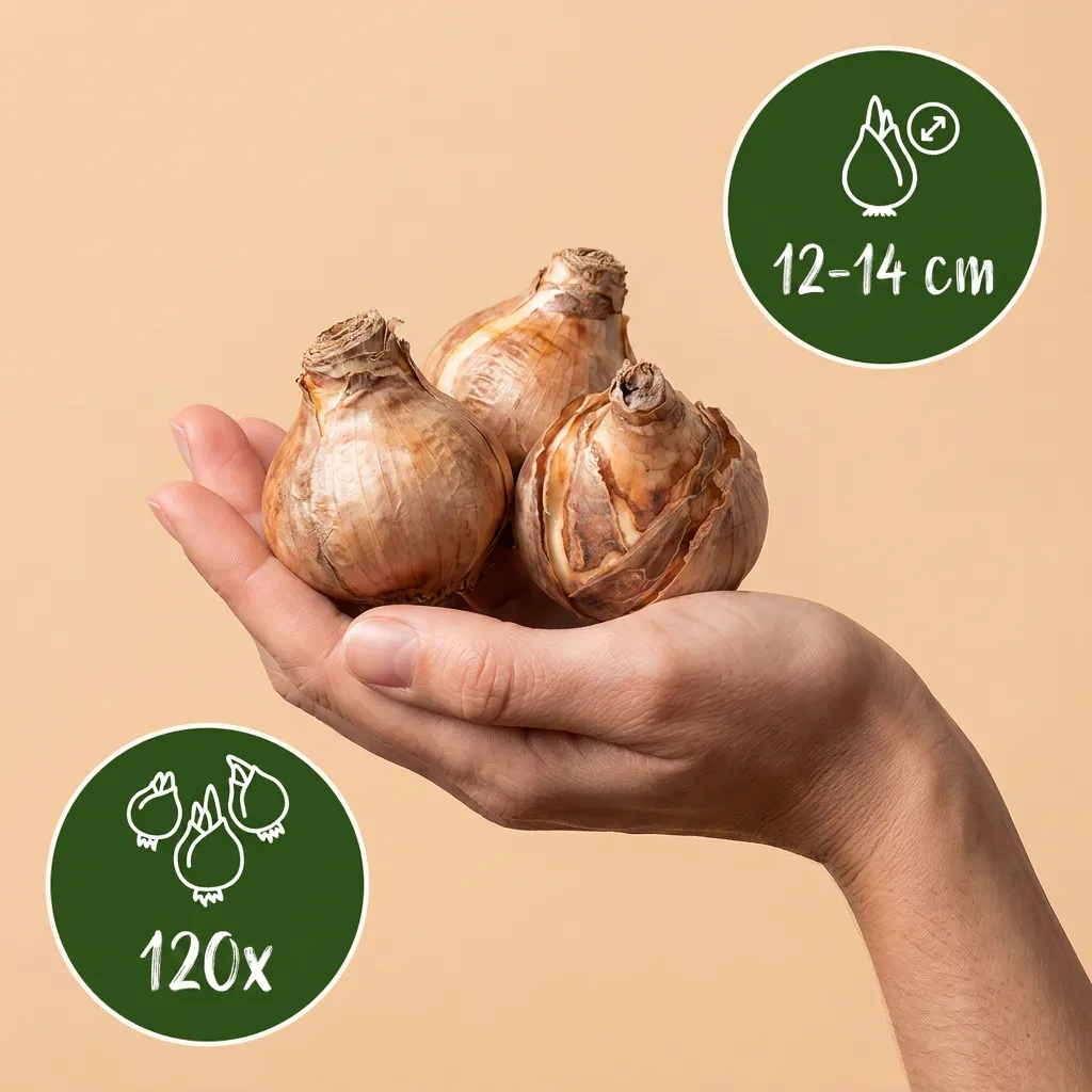 PLANT AND STORIES Narcisse grande couronne bulbes 30 bulbes
