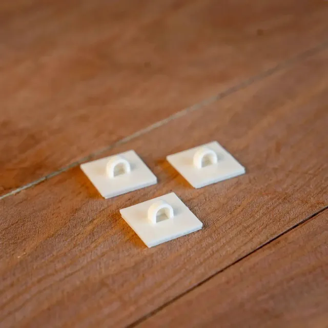 Airplantshop crochets adhésifs plafond lot de 3 transparent