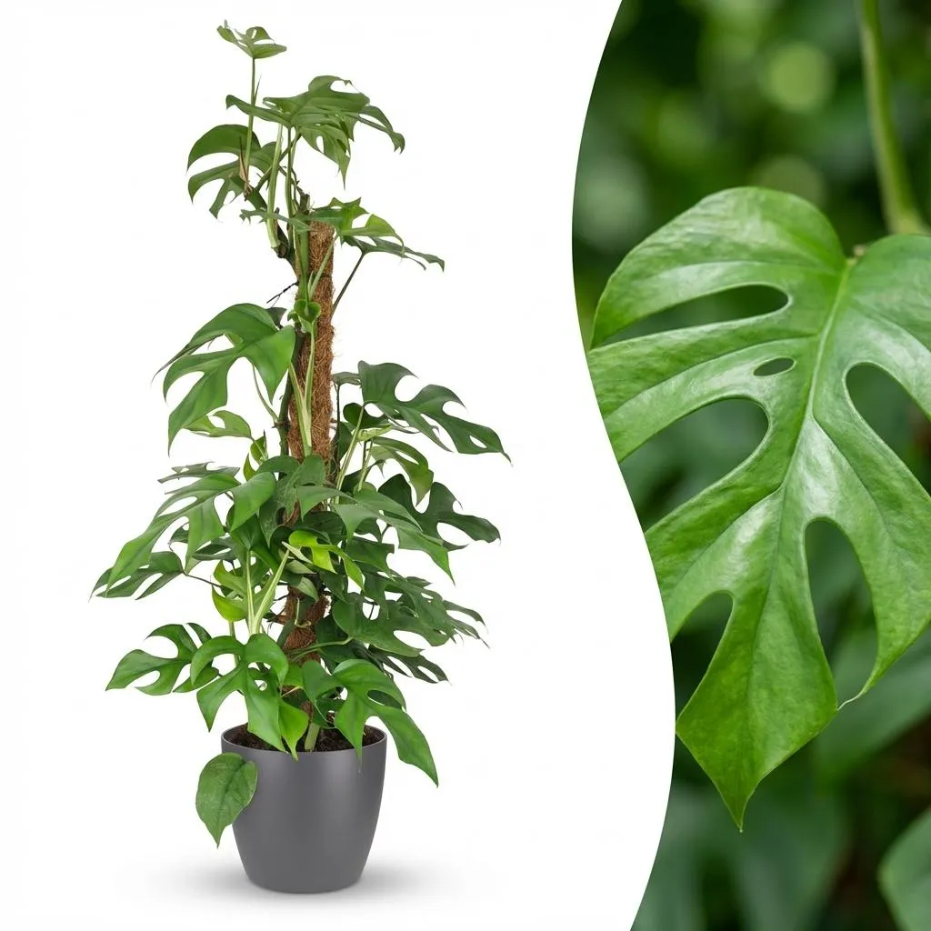 Plant and Stories Monstera Minima plante 90cm sans cache-pot