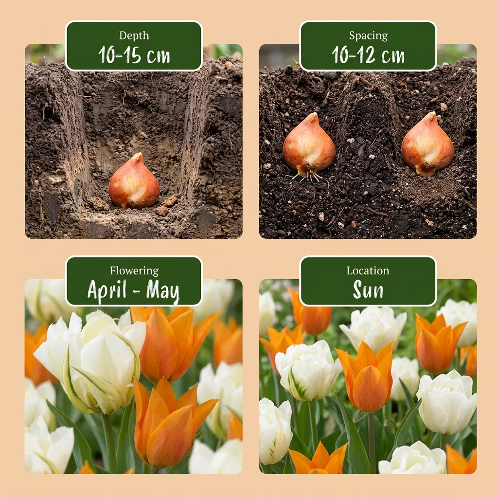 Plant and Stories Sunbath tulipe jaune 15 bulbes 11/12