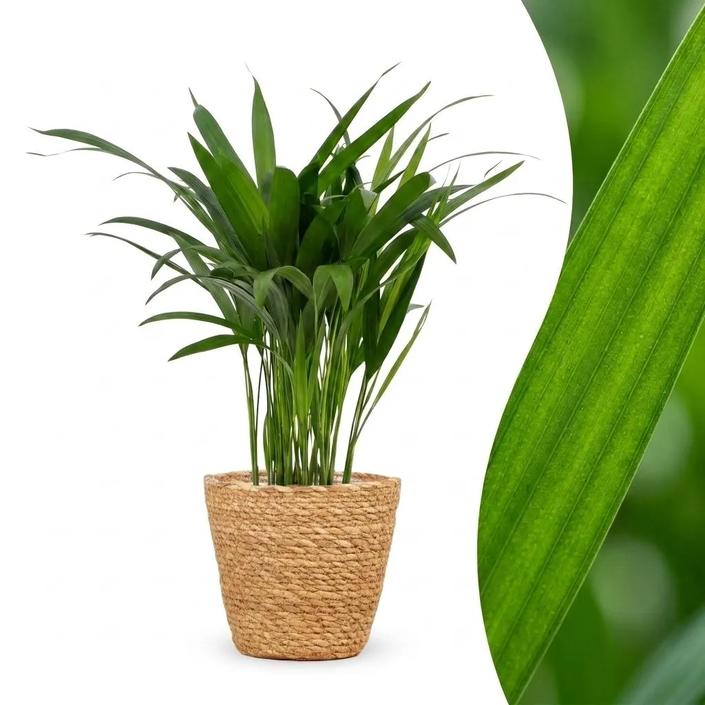 Plant and Stories Areca Lutescens palmier 12cm 1 plante panier