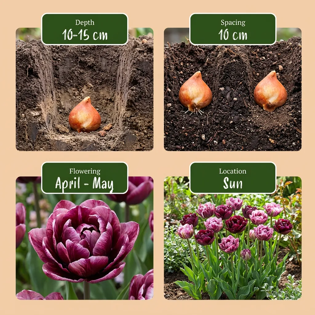 Plant and Stories Sweet Desire tulipe 12 bulbes mélange