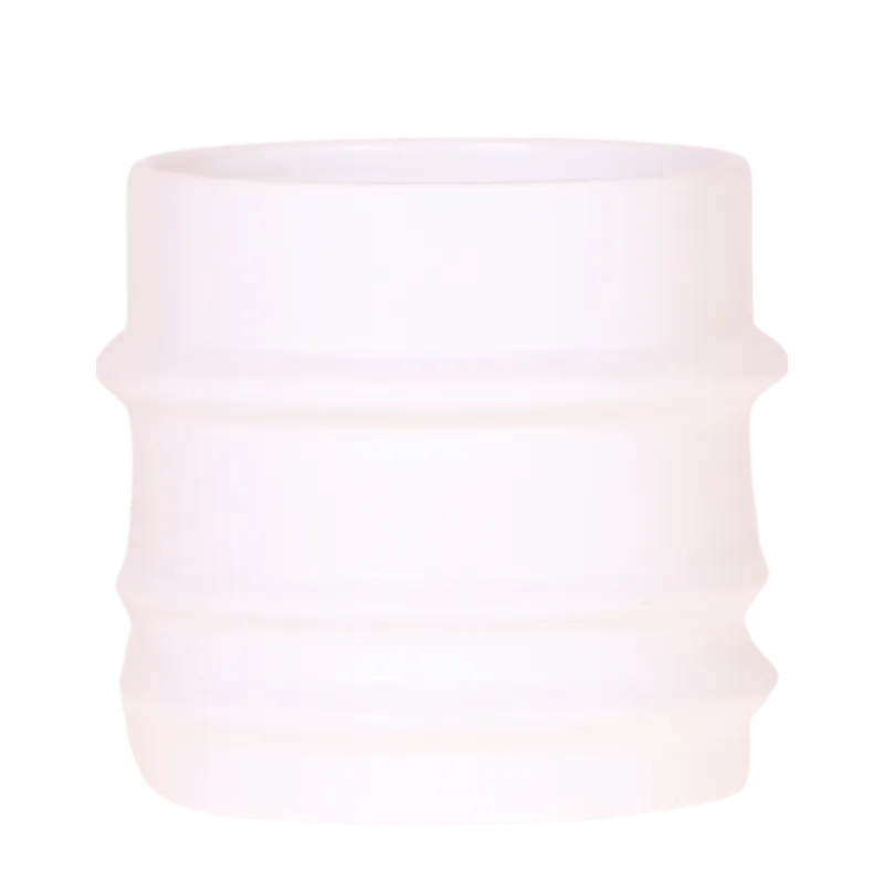 Plant and Stories cache-pot céramique épuré 9 cm blanc mat