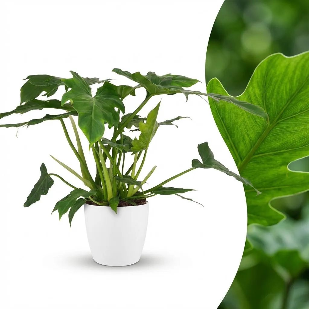 Plant and Stories Philodendron Lacerum plante 65 cm découpée