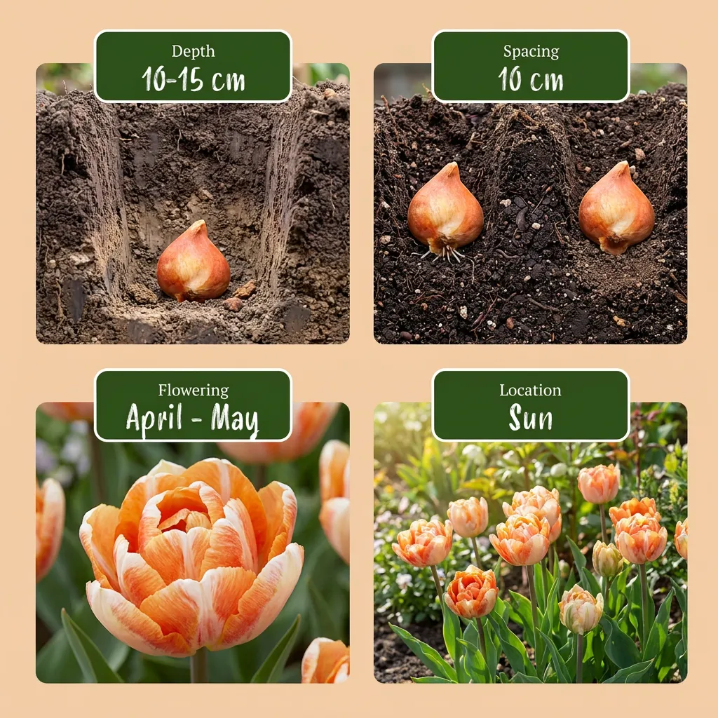 Plant and Stories Tulipe Candle Light bulbes 12 bulbes dorée