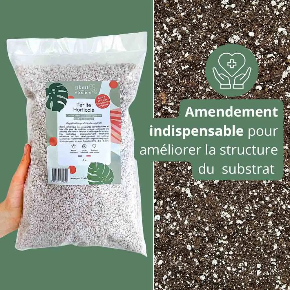 Plant and Stories perlite horticole substrat drainant 4L